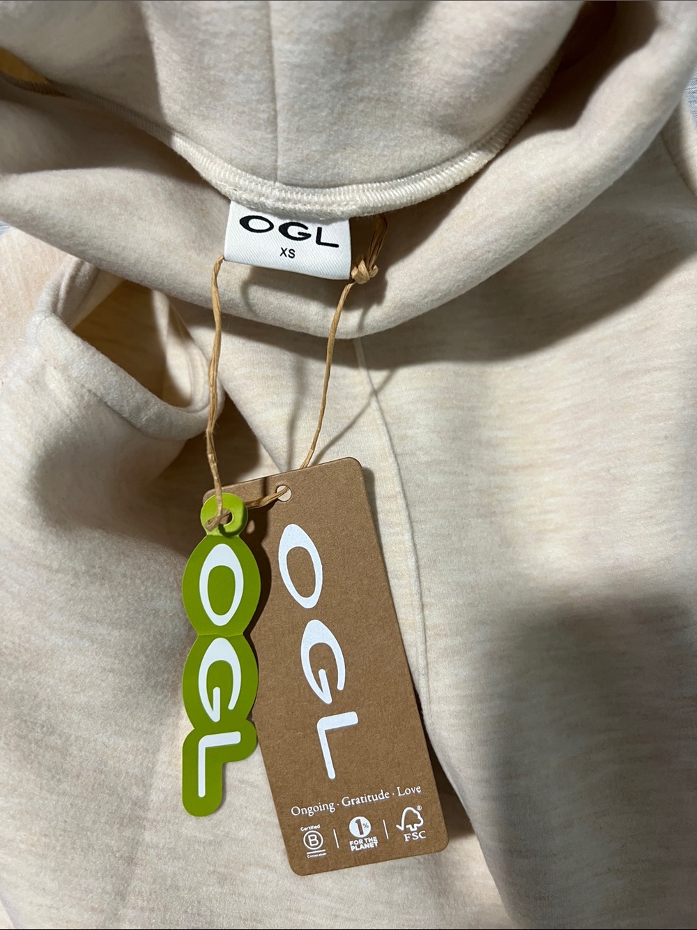 OGL Cream Sleeveless Turtleneck Top - Picture 3 of 5